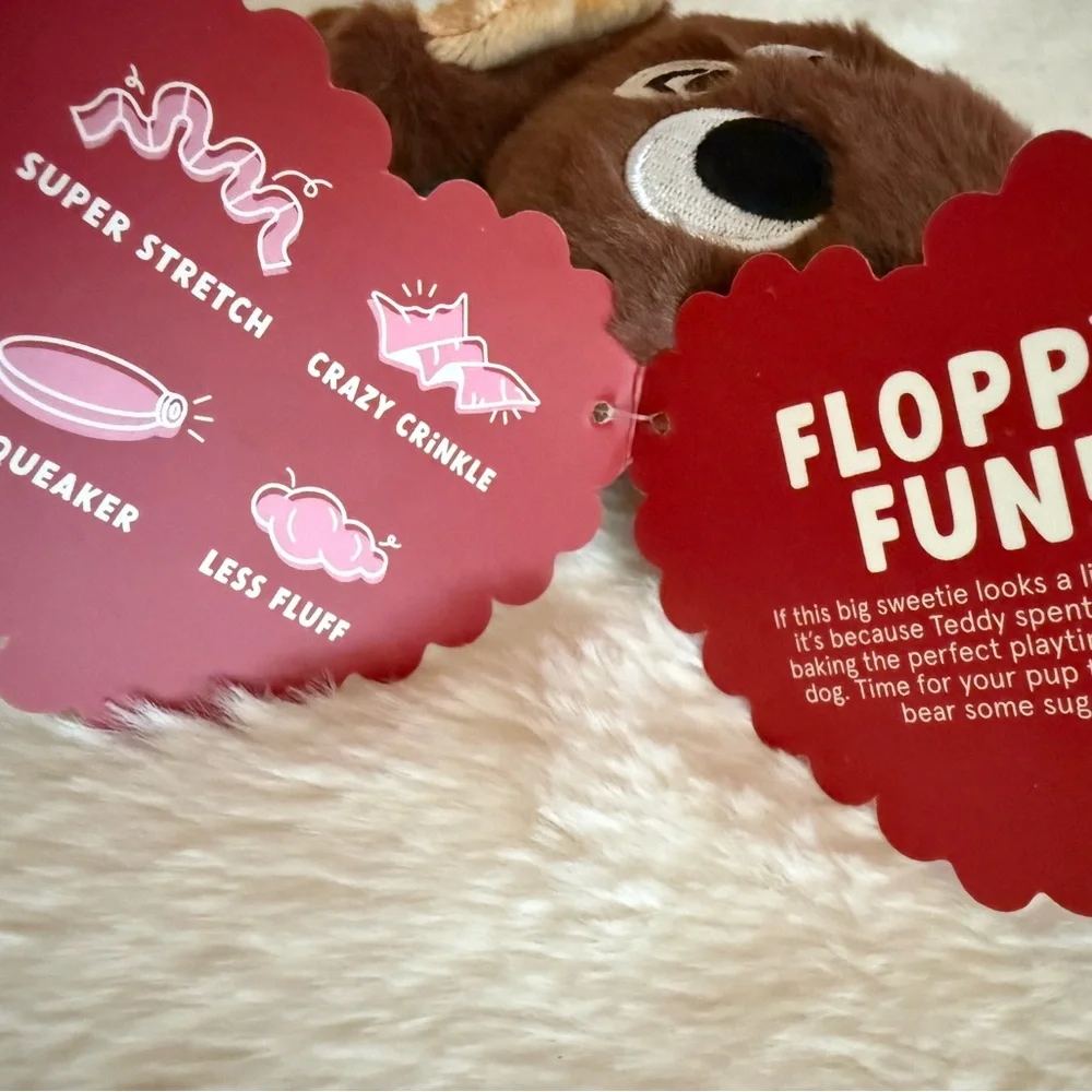 NWT BARK Teddy Baker Plush Dog Toy - 2/$15 eligible